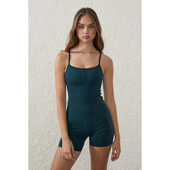 COTTON ON BODY Womens Ultra One Piece Romper Pine Tree Size Large - Picture 1 of 5